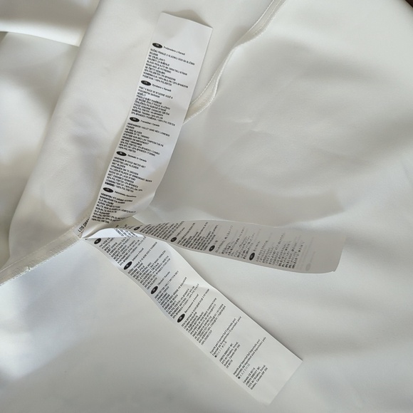 Joseph Ribkoff Floral High-Low Dress - White and Multicolor - Picture 12 of 14